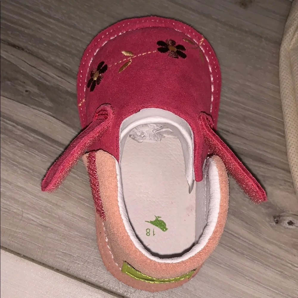🐾 Pipit Apricot/Camel Baby Walker Shoe NIB